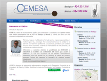 Tablet Screenshot of centromedicocemesa.com